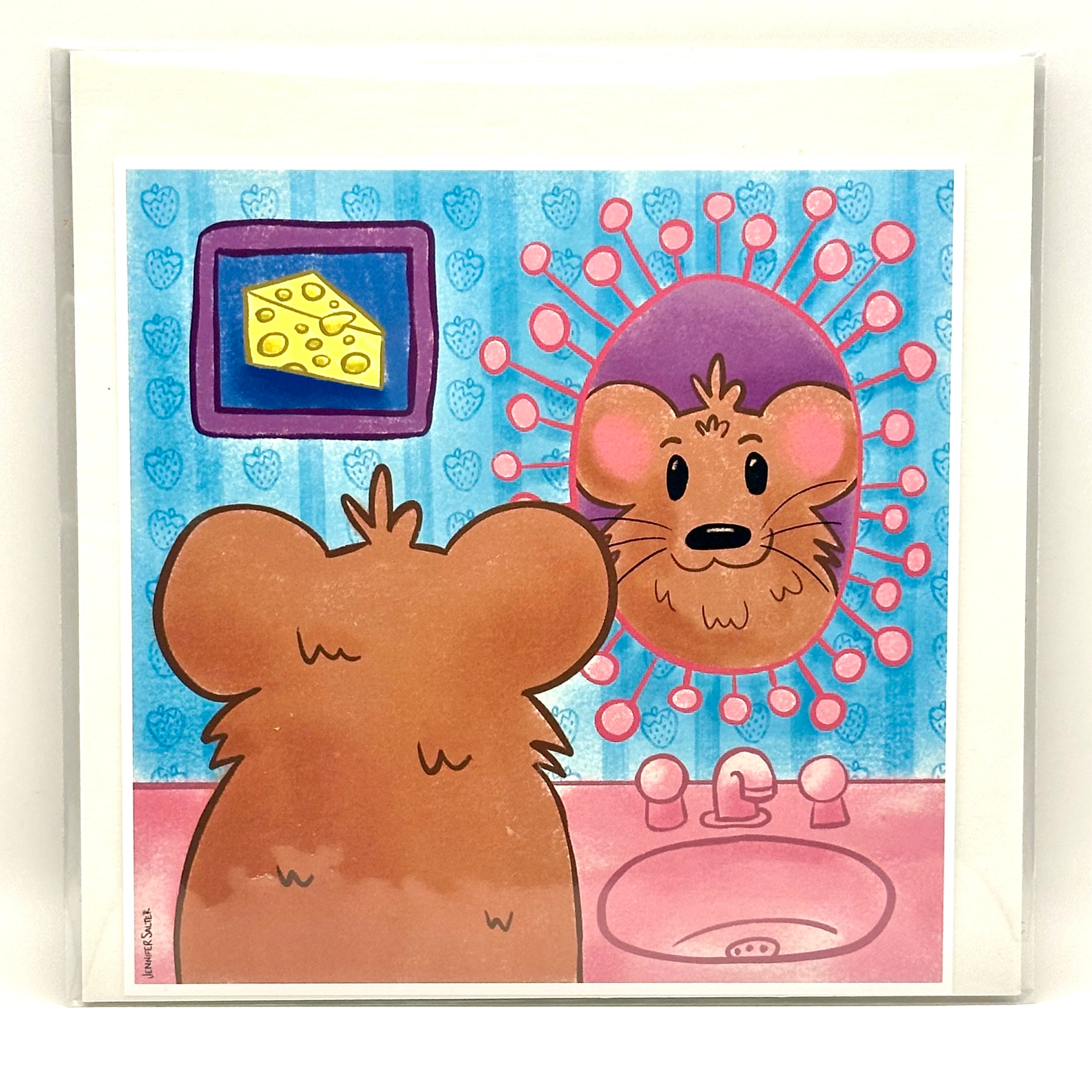 “Love < Cheese” Print