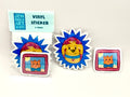 “Dr. Doog” & “Beach Kitty” Vinyl Sticker - 2 Pack