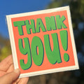 Thank You! Blank Greeting Card