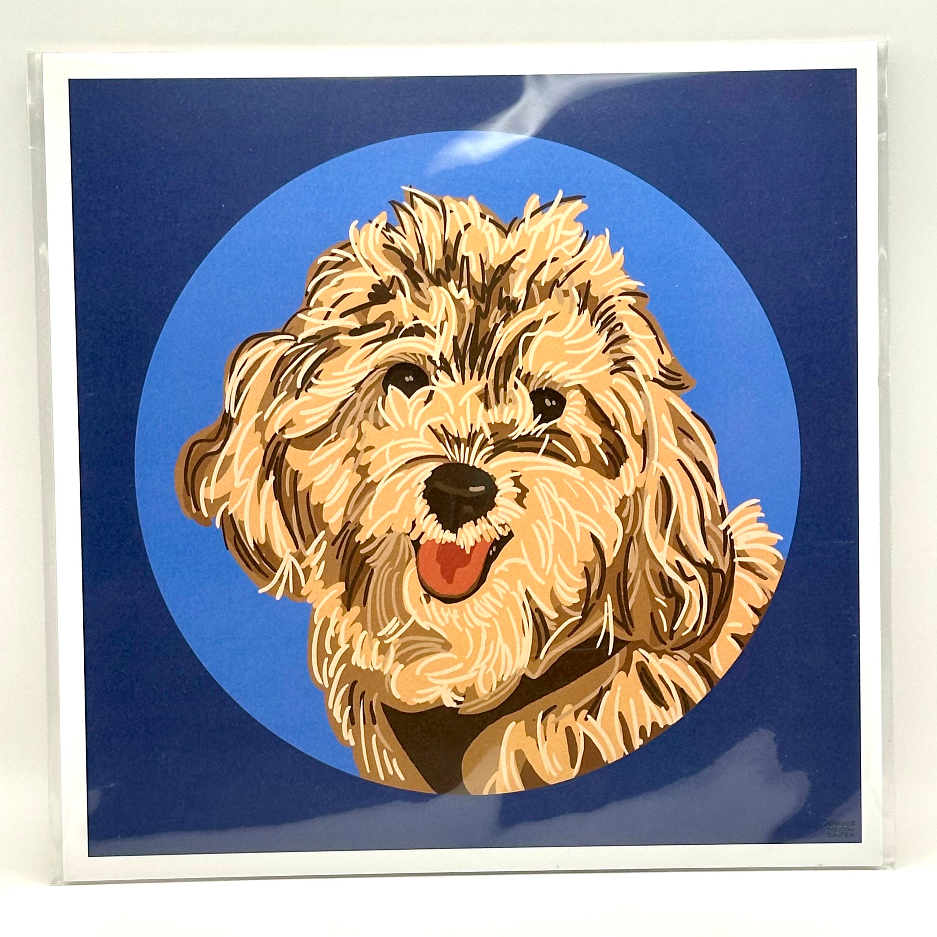 “Walter” Pet Portrait Print