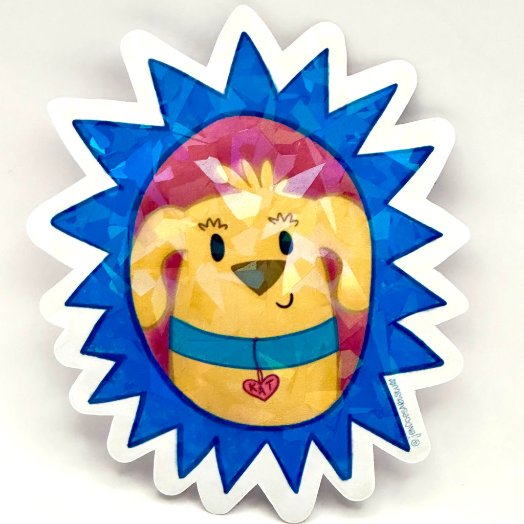 “Dr. Doog” & “Beach Kitty” Vinyl Sticker - 2 Pack