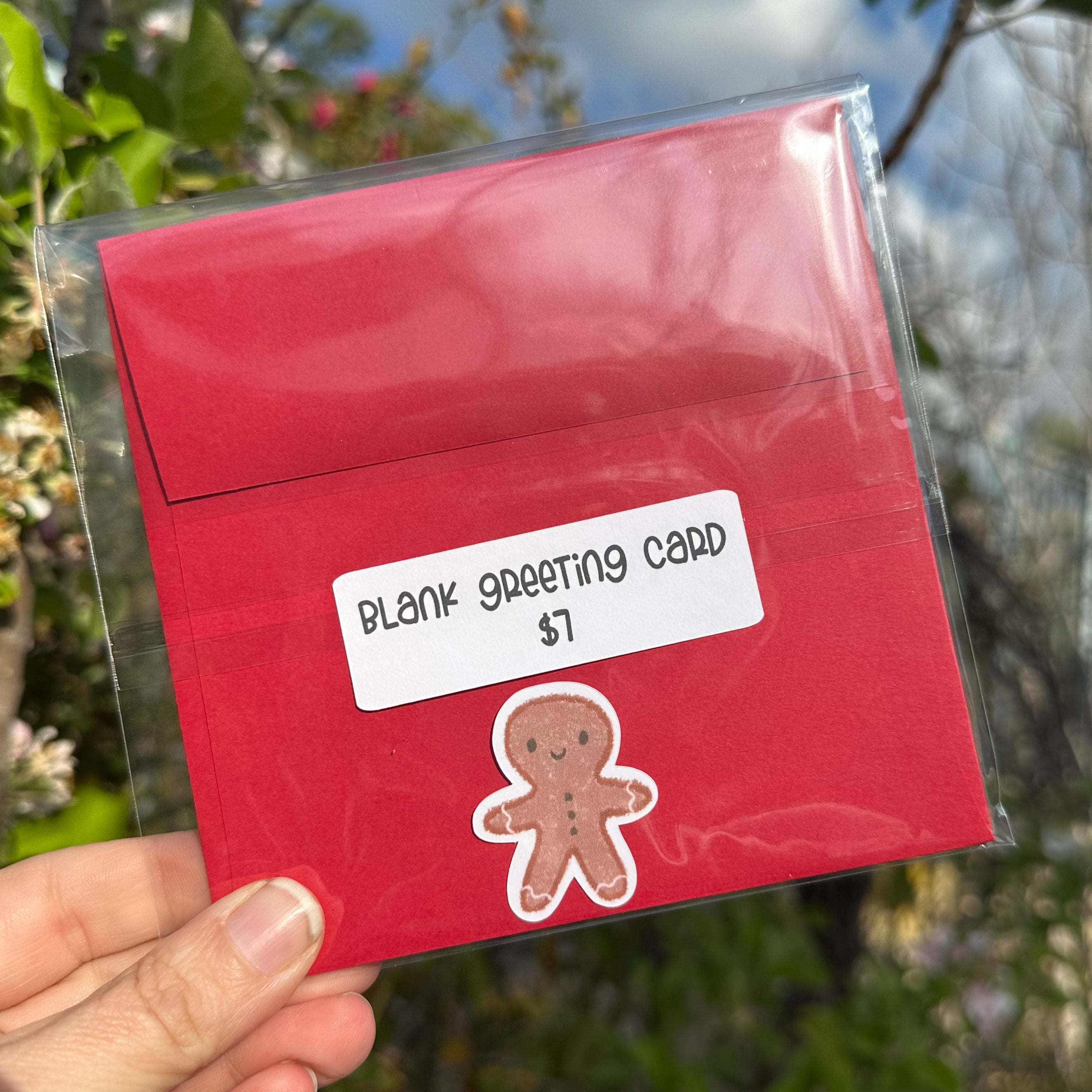 “Leave No Crumbs” Holiday Blank Greeting Card
