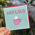“H-O-T-C-O-C-O” Holiday Blank Greeting Card